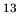 $^{13}$